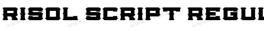 Risol Script Regula字体转换